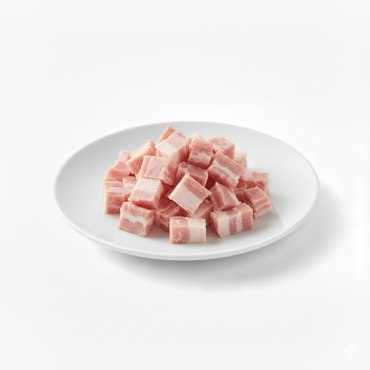 เบคอนหั่นเต๋า